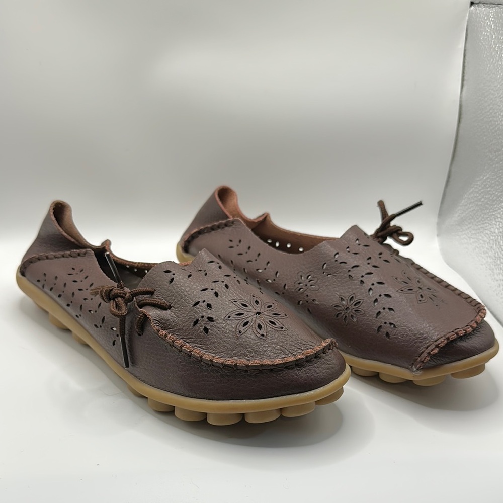 Driving Nonslip Boat Shoes Breathable  Round Toe Moccasins Walking size 10